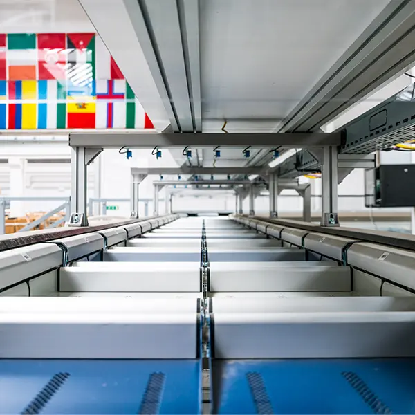 sorteermachine in logistiek proces